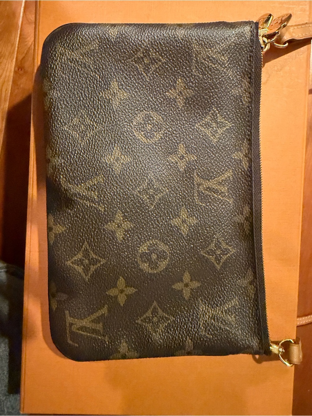 Louis Vuitton Monogram Canvas in Dark Brown and Tan